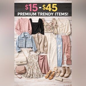 3/22 $15-$45 Unlisted Item #1-50